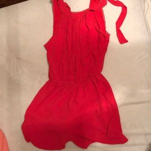 Red romper